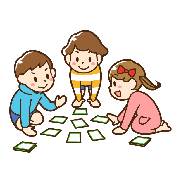みんなでかるた遊び